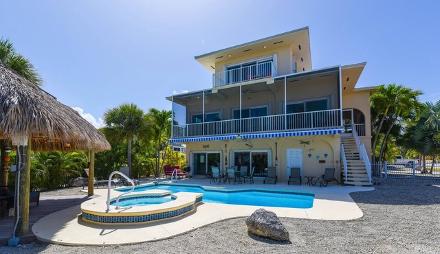 Summer Month's Just Opened Up! Canal Front Pool Home in Summerland Key