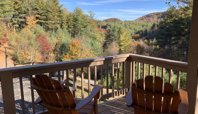SUMMER SPECIAL — Book 5 nights 6+7th FREE — LOG CABIN with Privacy+ Firepit