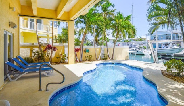 Summerland Airport Hangar Home with Pool, Private Runway and deep wide Canal