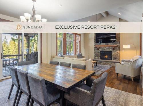 Suncadia Luxury Home with Golf Course Views, Hot Tub, Game Room, and Exclusive Resort Pool Access