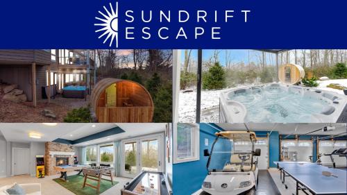 Sundrift Escape - Lux Hot Tub-Sauna-Arcade-Golf Cart-Game Room