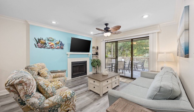Sunkissed Getaway ,Bright 2BR Kingston Plantation Villa in Myrtle Beach