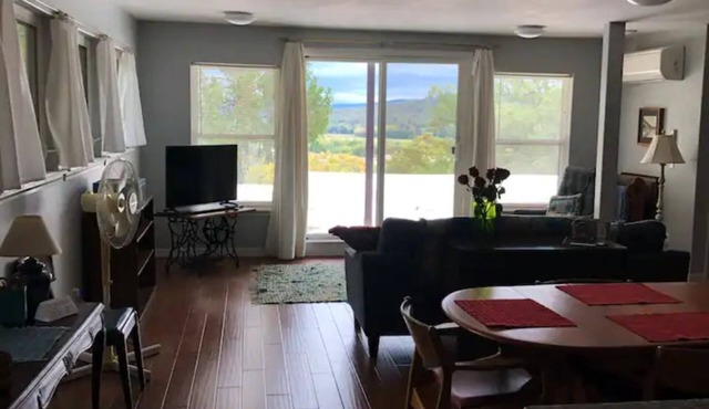 Sunny Apt near UA -Mountain views & full kitchen