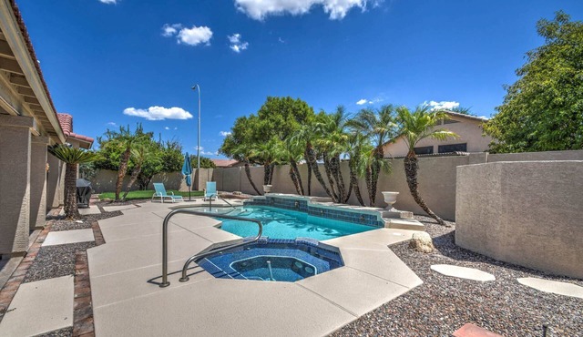 Sunny Chandler Escape | Lounge by the Pool, Soak in the Hot Tub, Dogs Welcome