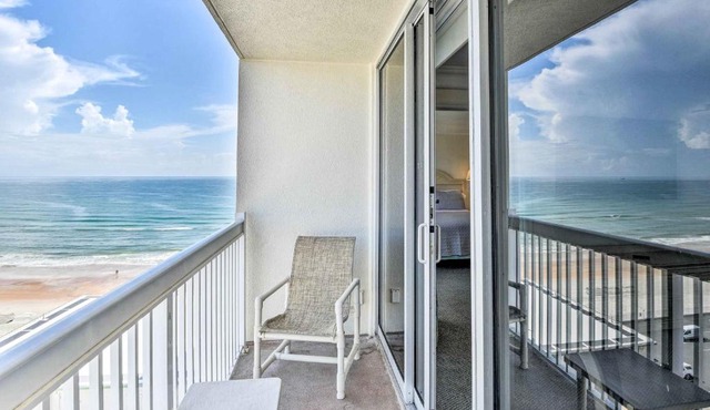 Sunny Daytona Beach Gem with Ocean Views!