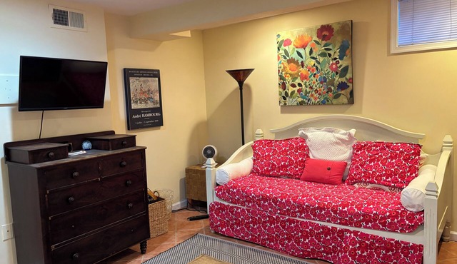 Sunny, Downtown, Roomy Apt/Free Parking/Sleeps 5!