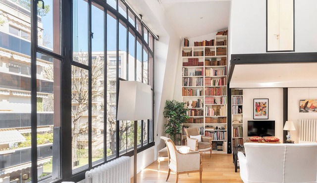 Sunny duplex in Paris-Auteuil, near Roland Garros - sleeps 6