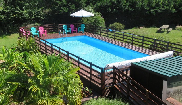 Sunny gite with large private garden, shared heated pool for the perfect holiday
