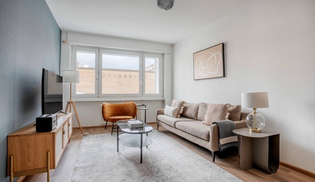 Sunny Gundeldingen 2BR w/Storage, 5 min to Train, by Blueground
