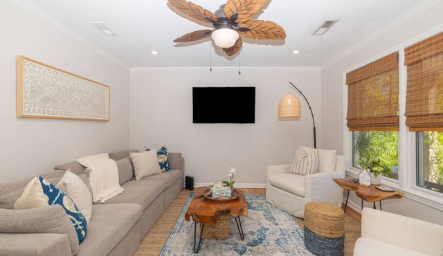 Sunny Haven Retreat near Folly w/Backyard Oasis!