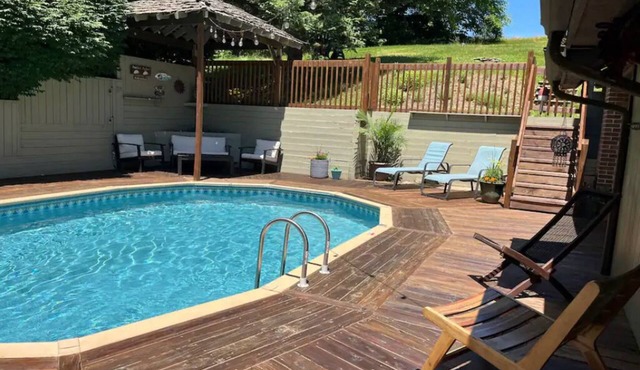 Sunny & Spacious A-Frame with Private Pool and Panoramic Amish Country Views