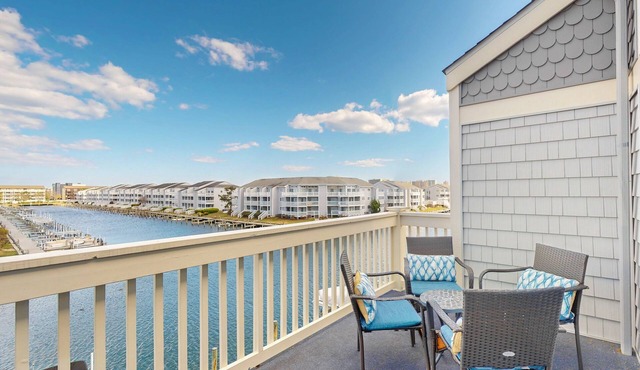 Sunny Waterfront Condo w/Canal Views, Balcony, Central AC, Shared Pool & Tennis