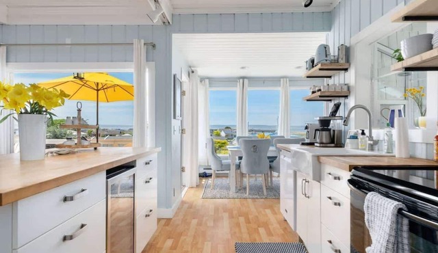 Sunny Whidbey Beach House with view of Puget Sound