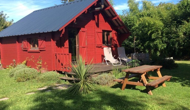 Sunny wooden chalet