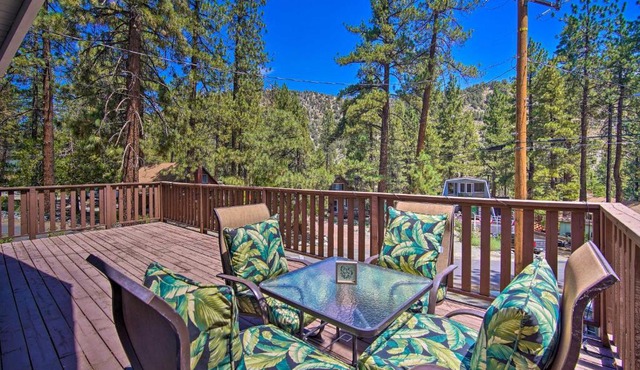 Sunny Wrightwood Home and Views about 4 Mi to Ski!