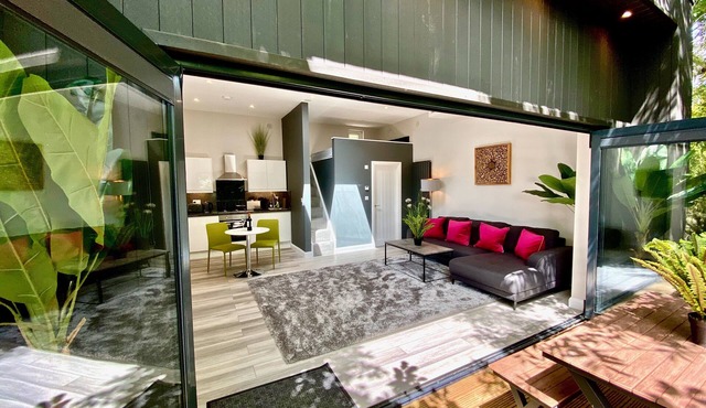 Sunridge Cube 2 with Hot Tub & Giant Home Cinema