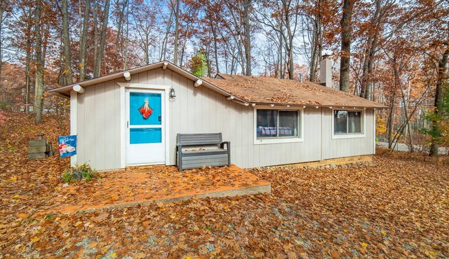 Sunrise Cove is a cozy cabin located within sight of Higgins lake & state land