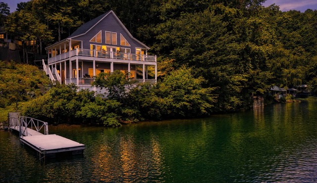 Sunrise Cove | Lake Fontana with Private Dock and Lake Views
