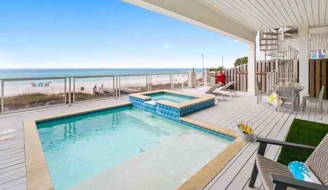Sunrise House | Gulf-View Retreat with Private Pool