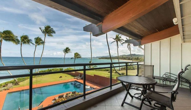 Sunrise Oceanfront Luxury - 3BR Sleeps 6 - AC, 180Â° Ocean Views, Steps to Ocean!