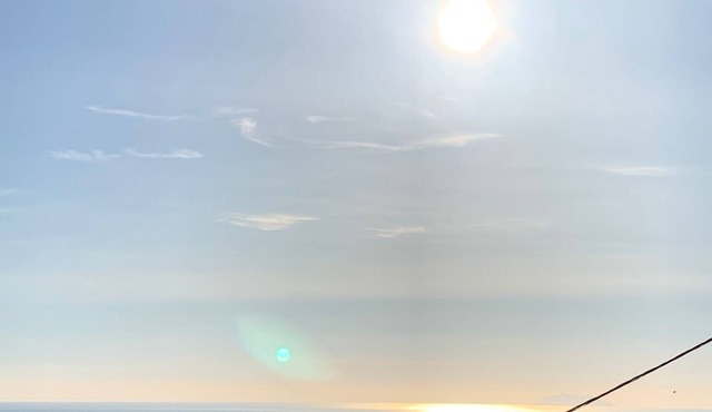 Sunrise over the sea