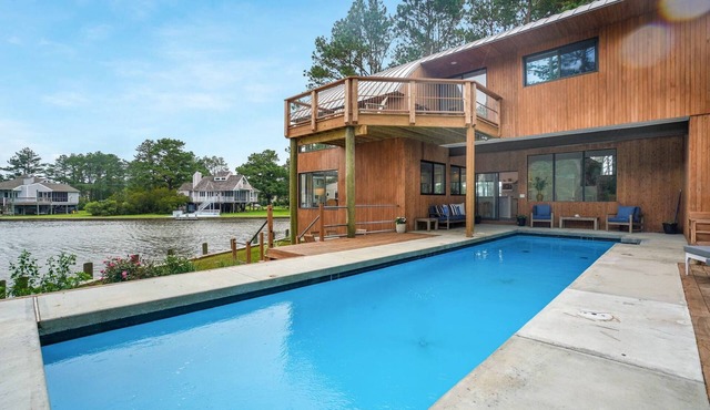 Sunrise Shore | Waterfront Oyster Bay Home w/Pool, Hot Tub, Panoramic Views & Modern Luxury