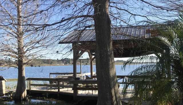 Sunrise to Sunset on private 900 sq ft dock with BBQ!