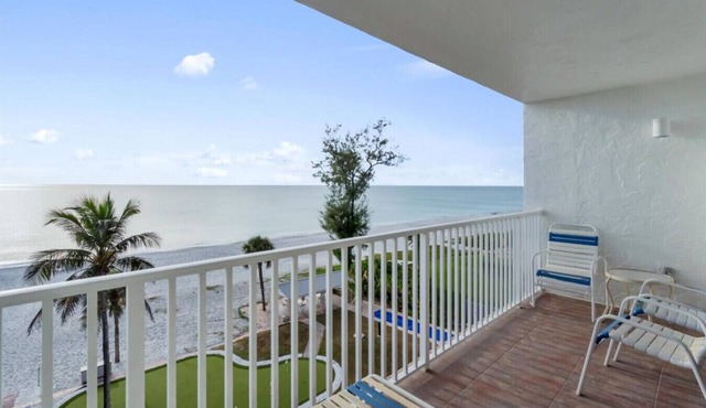 Sunset and beach view from your balcony Unit 501