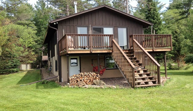 Sunset Beach Cabin on clear 2500-acre Shell Lake in Shell Lake, Wisconsin.