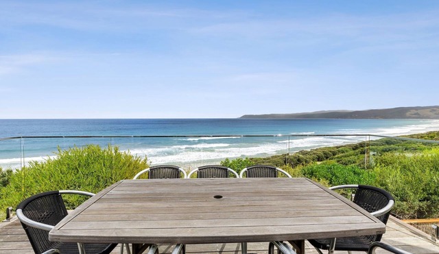Sunset Beach scape to this stunning beachfront retreat in peaceful Fairhaven