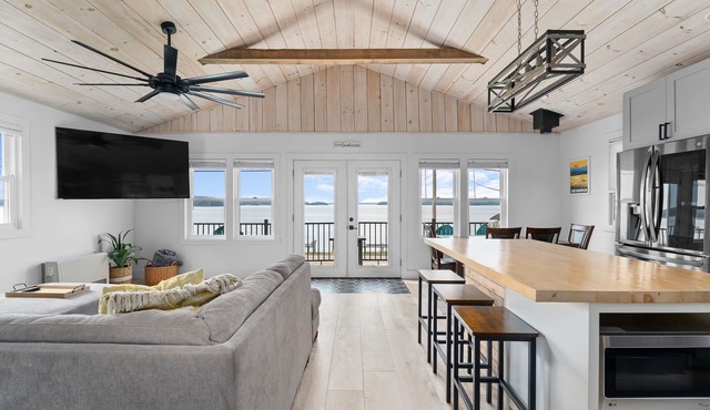 Sunset Getaway with Private Beach and Hot Tub