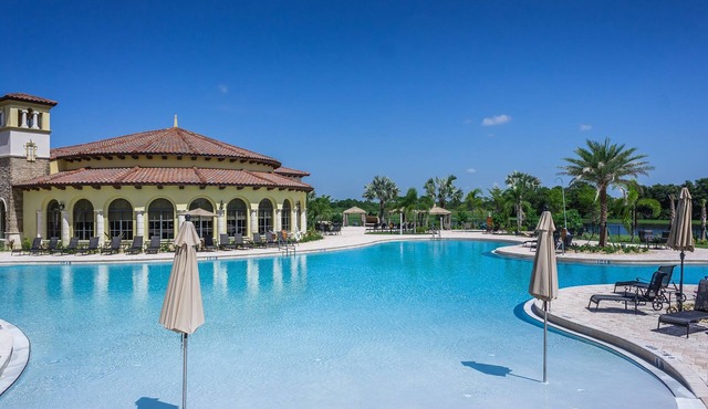 Sunset Lake View Villa with Resort Amenities Near Golf, Beach & Restaurants!