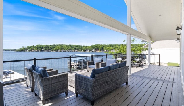 Sunset Lodge! - Waterfront House with Private Dock!