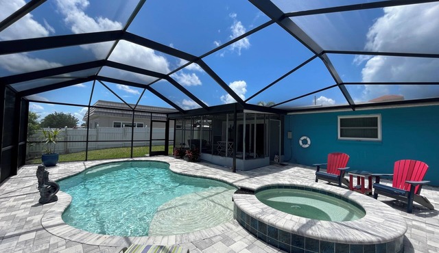 Sunset Serenity Retreat: Coastal Elegance with Poolside Bliss
