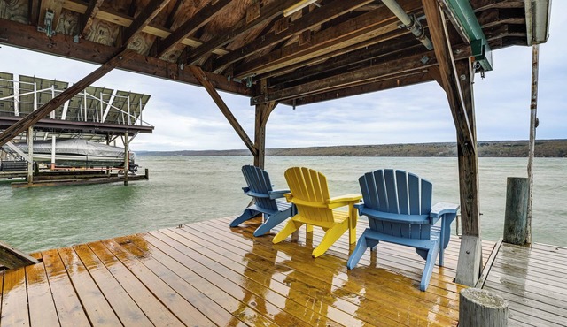 Sunset Side of Seneca Lake! Family Home w/Dock