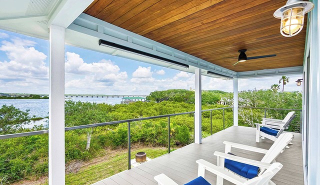 Sunset Sights, Waterfront, BBQ, Fire Pit, Dolphins