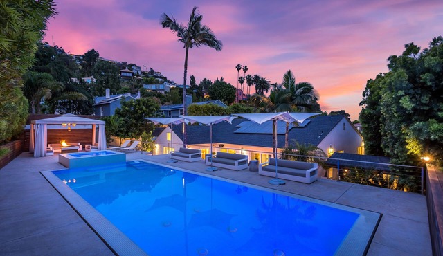 Sunset Strip/West Hollywood Resort Dream Home w/Pool, Hot Tub, Cabana,+ More!