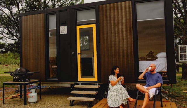 Sunset Tiny House at Bluebush Estate 1 by Tiny Away