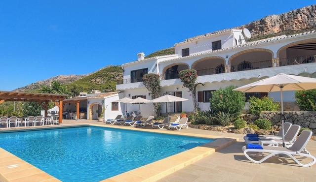 Sunset Villa Javea with private pool, tennis and padel court
