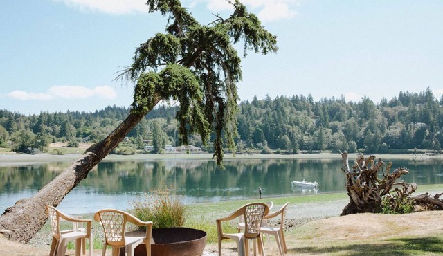 SUP Board Paradise|Waterfront Cabin|Private Beach🌊