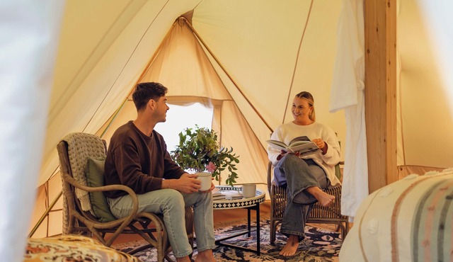 Supa Luxe - Glamping at Mirador Springs Retreat - just 90 mins from Melbourne