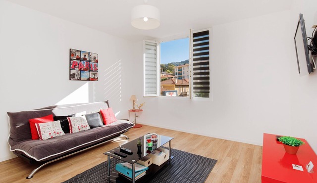 Super Cannes rental 3 * 2 to 4 pers 15 minutes walk from Center Clim Parking