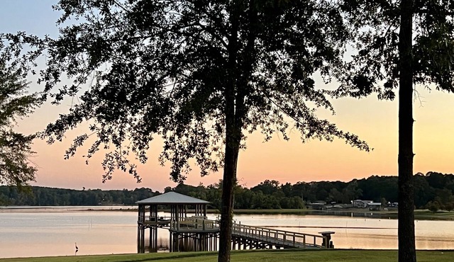 Super clean Waterfront home with private boat launch and fishing pier on site.