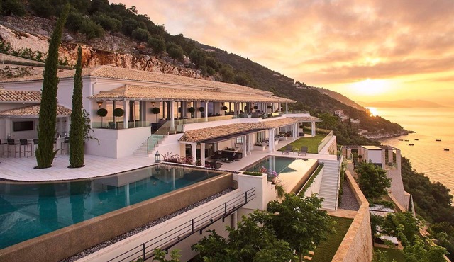 Super Elite Corfu Villa | Villa Paradiso | 6 Bedroom | 2 Heated Infinity Pools