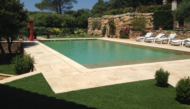 Super private pool with pool house, elevated position with great views