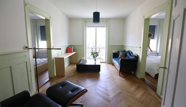 super renovated apartment in Zurich's trendy district