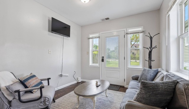 Super Sleek large Tiny house by Westmont Metra large enclosed yard and parking