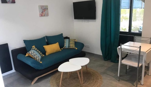 Super Studio Refait à Neuf Avec Terrasse +jardin