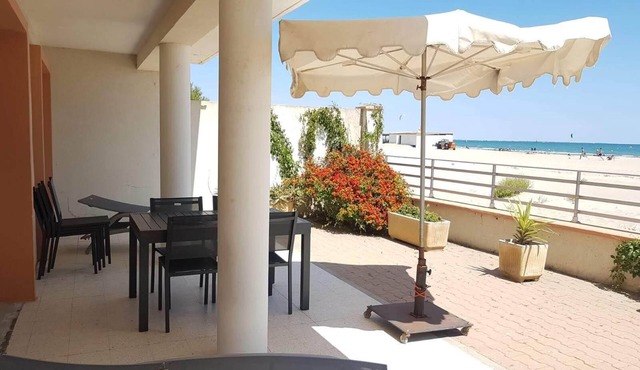 Superb 90 m2 villa directly on the beach of Palavas Montpellier
