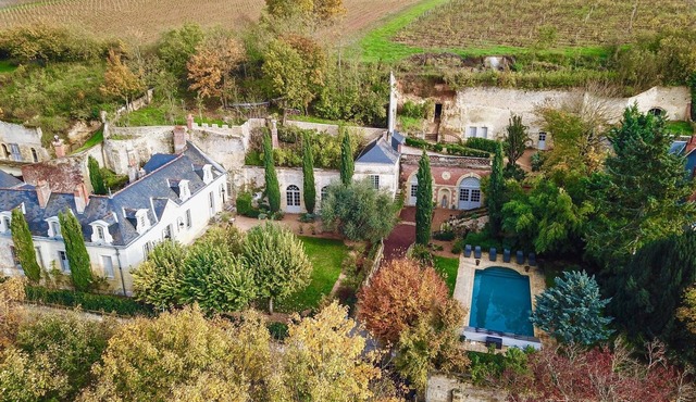 Superb and unique 18th century 10BR mansion with top comfort in the Loire Valley